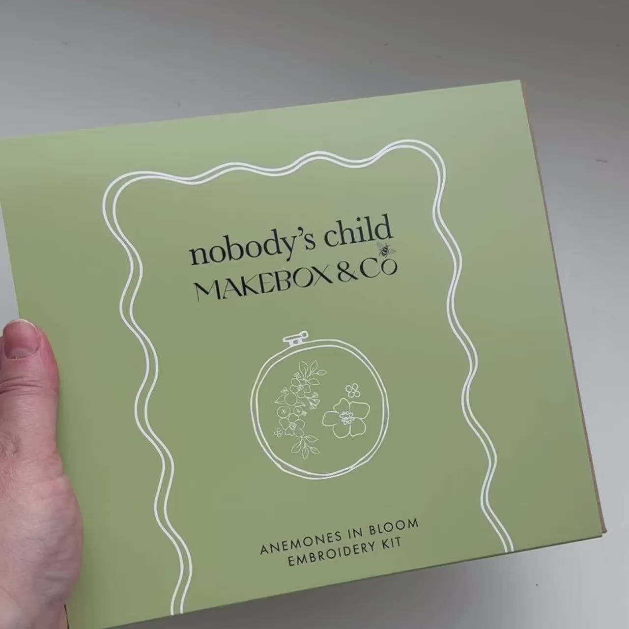 Nobody's Child X MakeBox: Anemones Embroidery