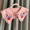 Rosie Embroidered Collar Dusty Pink w digital instructions - MakeBox & Co.