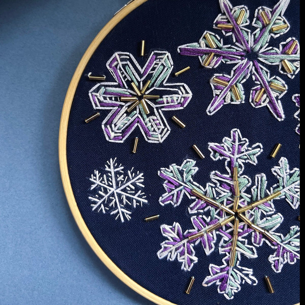 
                      
                        Snowflake Sampler Embroidery - MakeBox & Co.
                      
                    