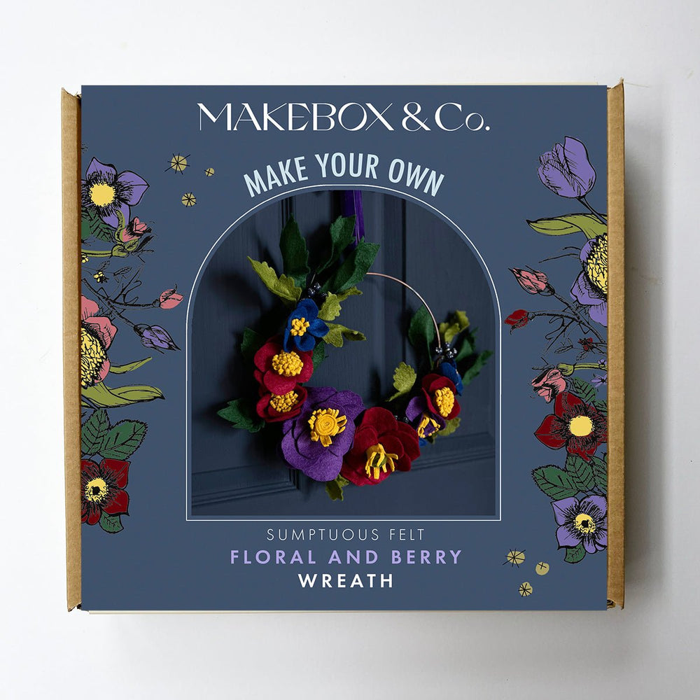 
                      
                        Sumptuous Floral Berry Wreath - MakeBox & Co.
                      
                    