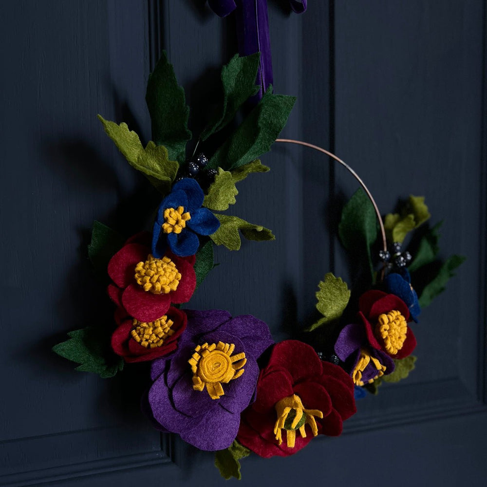 
                      
                        Sumptuous Floral Berry Wreath - MakeBox & Co.
                      
                    