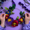 The Floral Berry Wreath - MakeBox & Co.