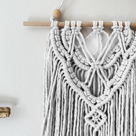 The Love Macramé Wall Hangings Duo - MakeBox & Co.