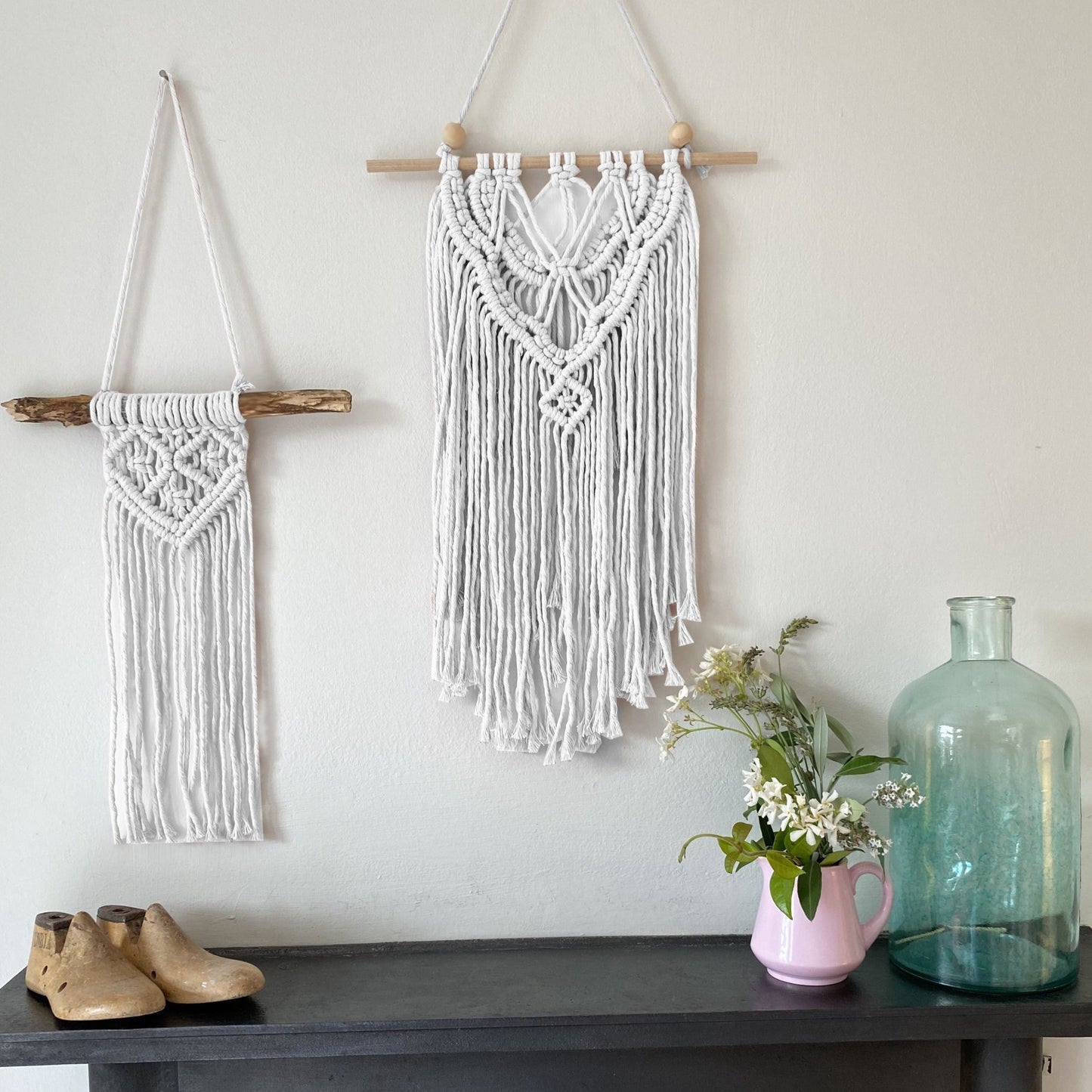 The Love Macramé Wall Hangings Duo - Digital Download - MakeBox & Co.