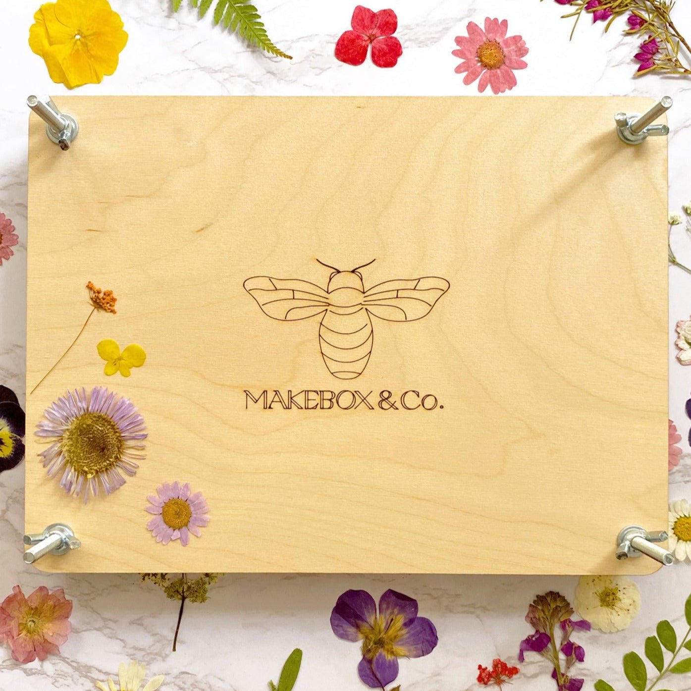 The MakeBox Flower Press With Digital 100 page Book - MakeBox & Co.