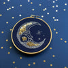 The Man in the Moon & Moth Embroideries W/Digital Instructions - MakeBox & Co.