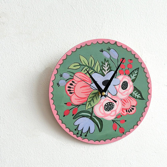Tick Tick Bloom Clock - MakeBox & Co.