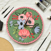 Tick Tick Bloom Painted Clock - MakeBox & Co.
