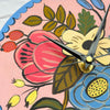 Tick Tick Bloom Painted Clock - MakeBox & Co.