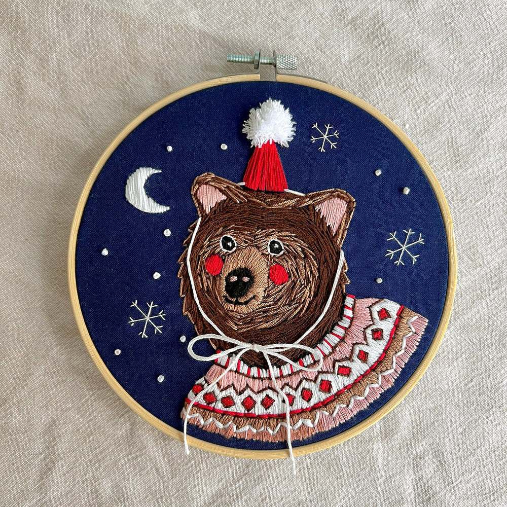 
                      
                        Winter Bear Embroidery - MakeBox & Co.
                      
                    