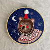 Winter Bear Embroidery - MakeBox & Co.