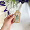 Wooden Cross Stitch Tags - MakeBox & Co.
