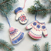Wooden Cross Stitch Tags & Fairisle Decorations - MakeBox & Co.